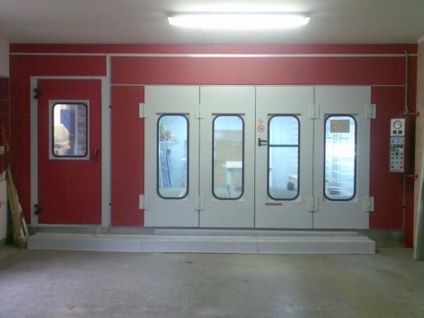 Paint shop / spraying + drying cabin (like new)