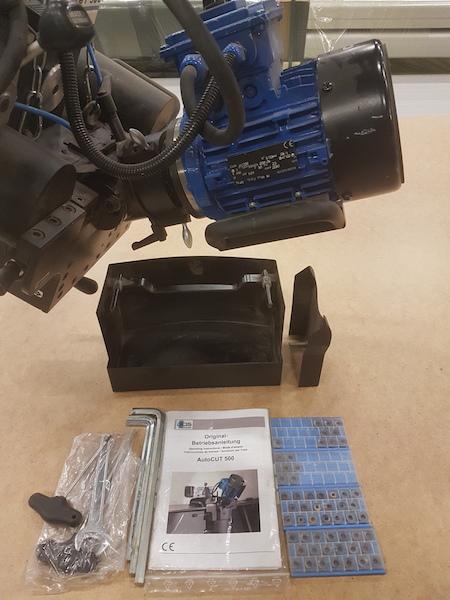 neuwertige Anfasmaschine f. Stahlplatten