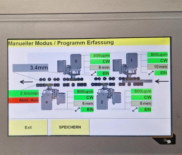 Blechentgratungsmaschine (trocken)