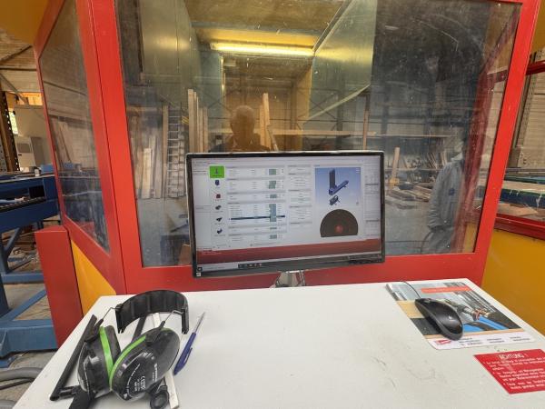 vollautomatische Abbundanlage