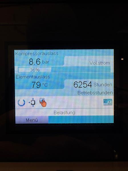 Schraubenkompressor (22 kW) + Trockner