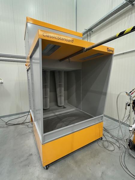 neuwertige Anlage f. Pulverbeschichtung